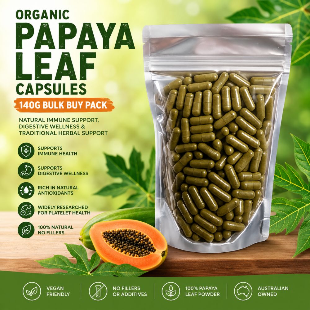 Papaya Leaf Capsules 140g