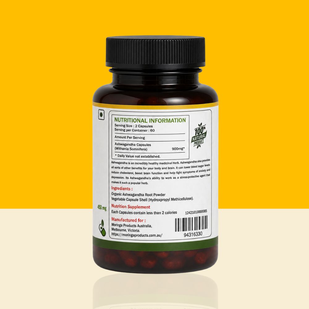 Ashwagandha in Vegetable Capsules PET