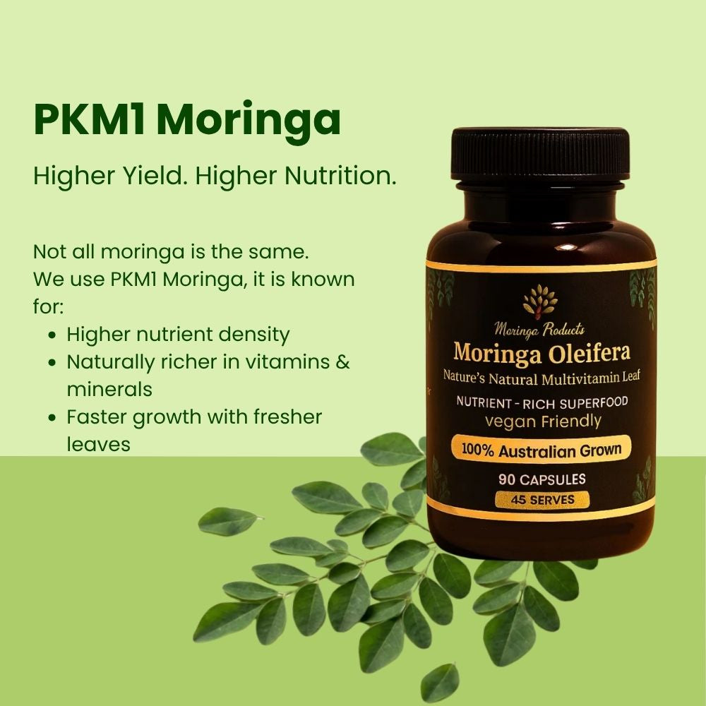 Australian Grown Moringa Capsules 90 Pack