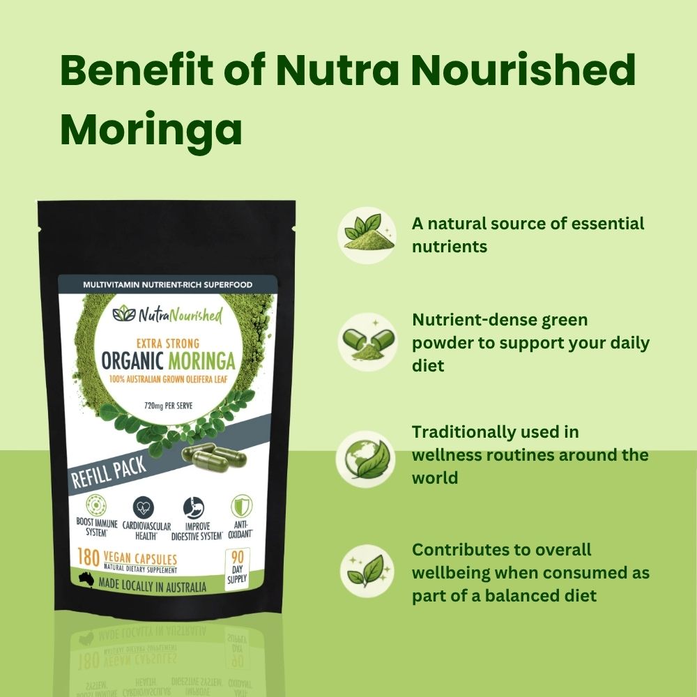 Nutra Nourished Moringa Capsules Refill Pack