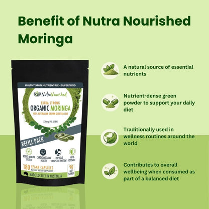 Nutra Nourished Moringa Capsules Refill Pack