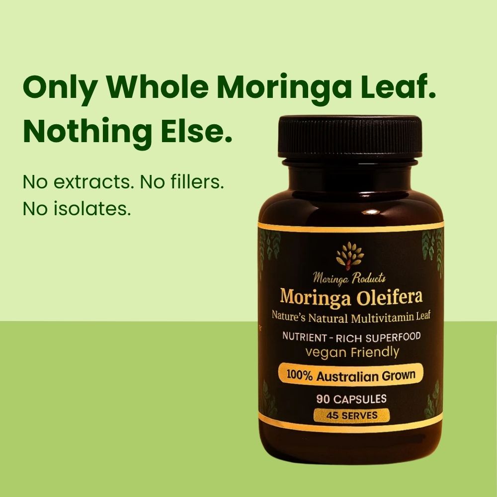 Australian Grown Moringa Capsules 90 Pack