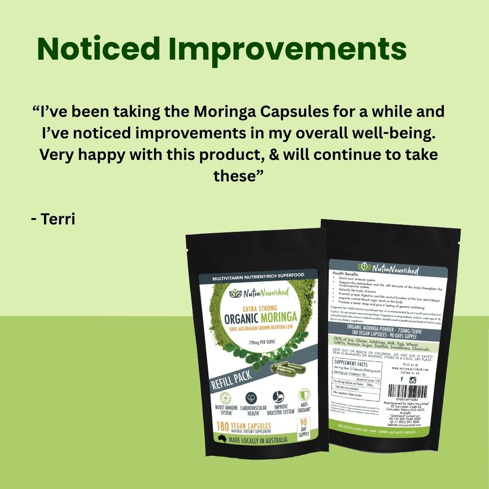 Nutra Nourished Moringa Capsules Refill Pack