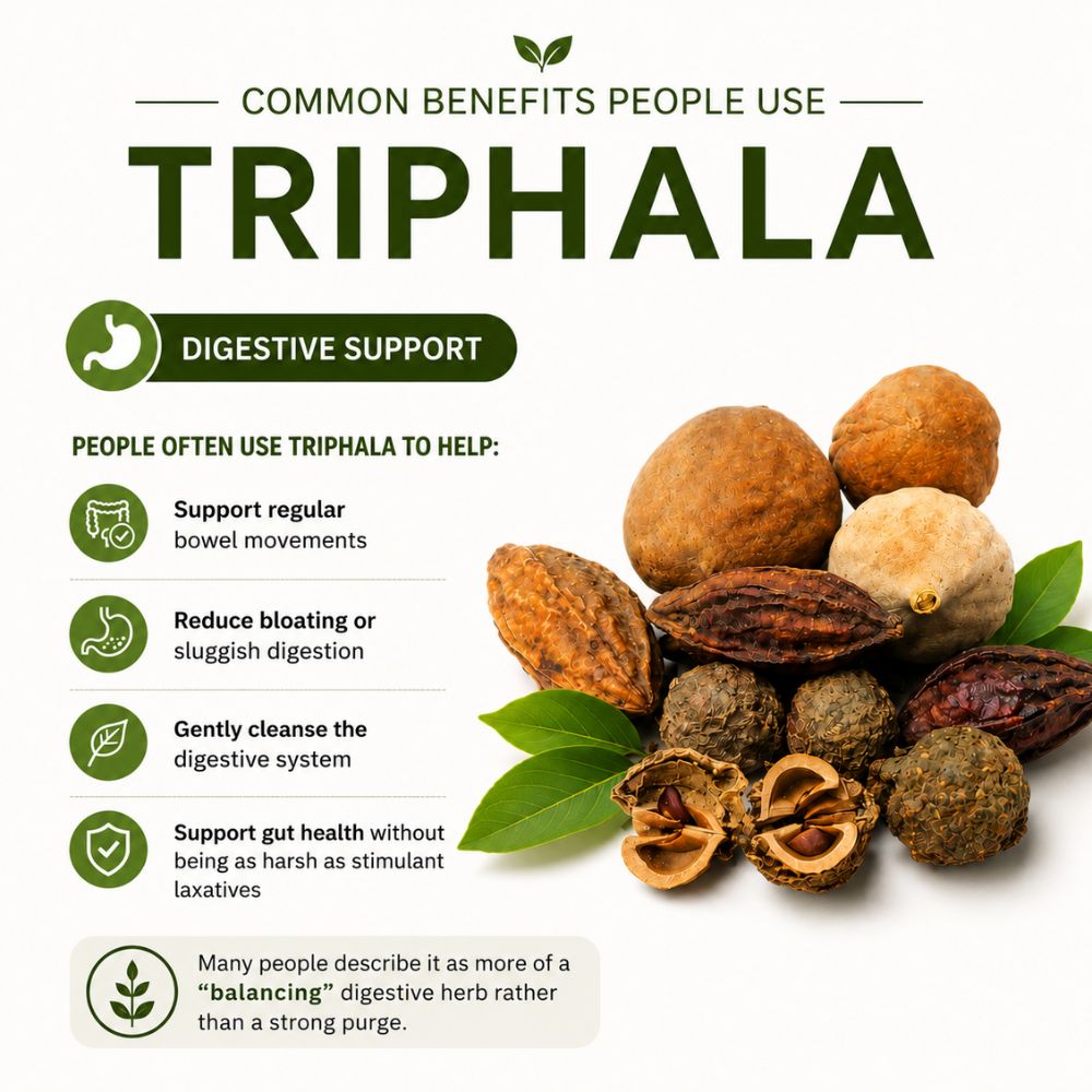 Triphala in Vegetable Capsules