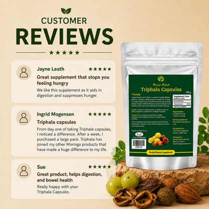Triphala in Vegetable Capsules 140g