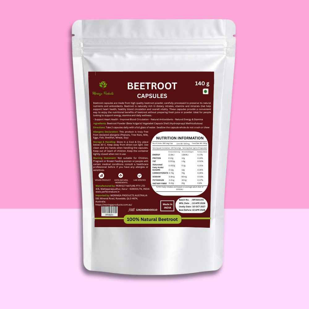 Beetroot Capsules 140g