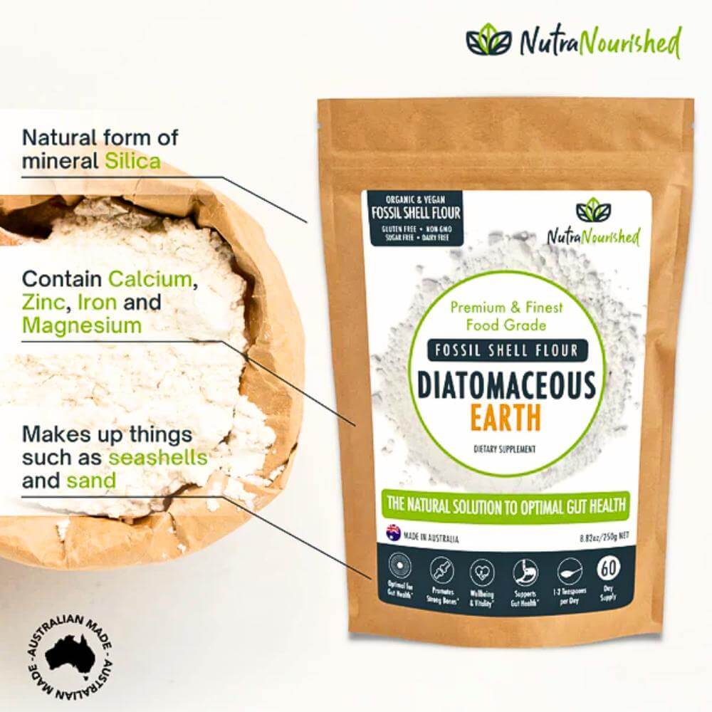 Fossil Shell Flour Powder - Diatomaceous Earth