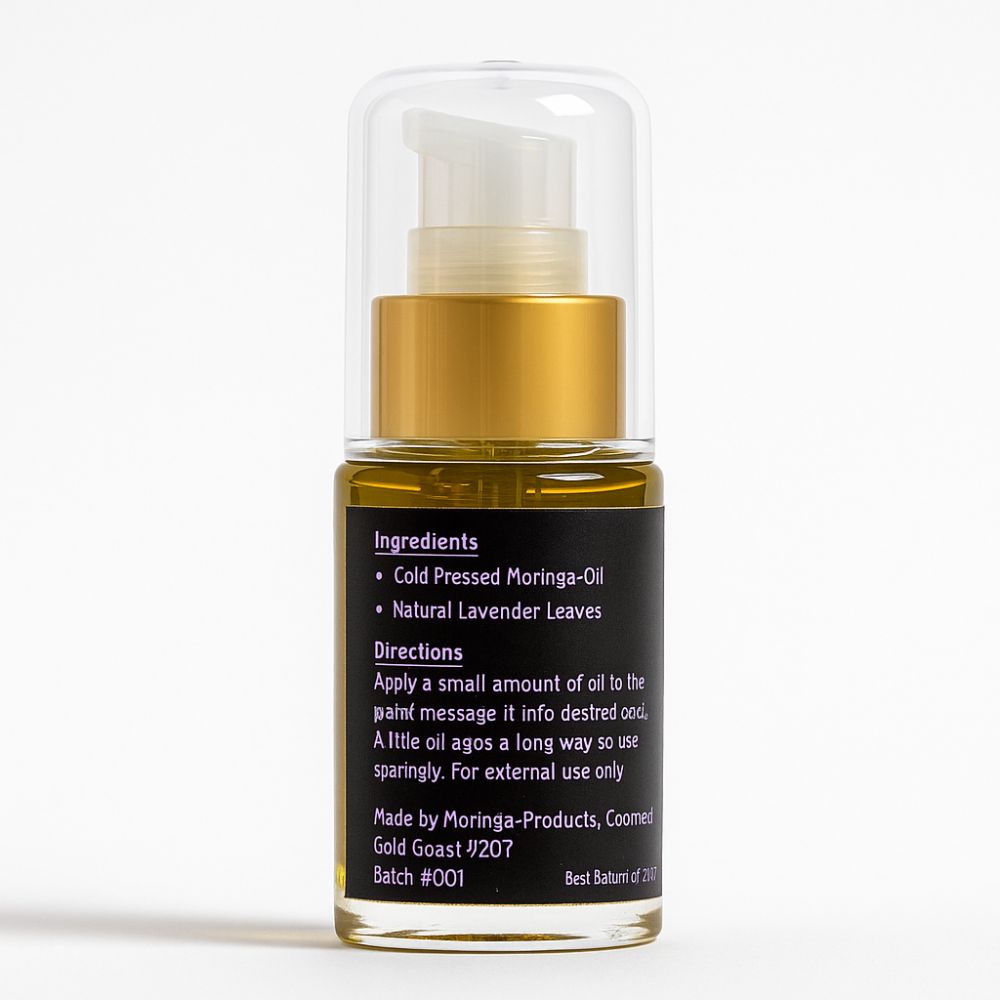 Lavender Infused Moringa Oil