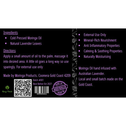 Lavender Infused Moringa Oil
