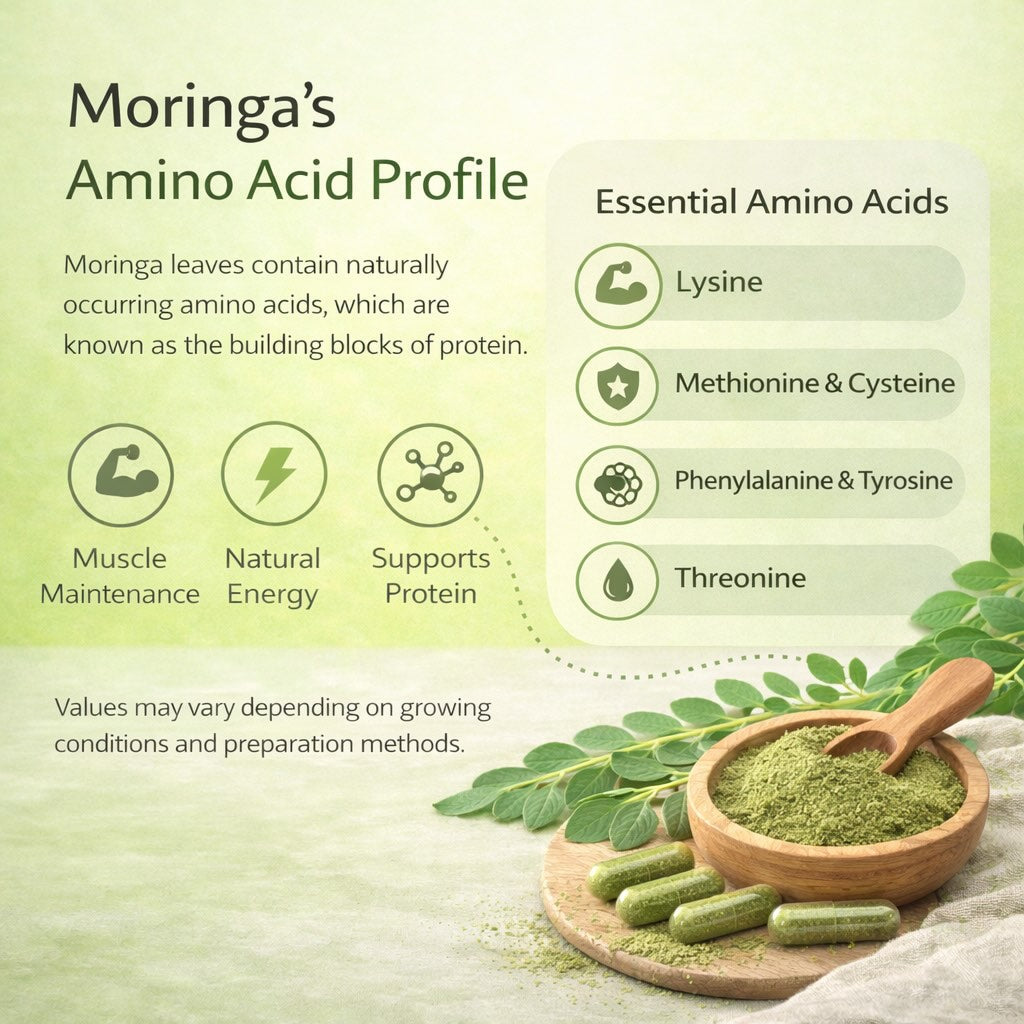 Organic Moringa Leaf Capsules