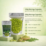 Organic Moringa Leaf Capsules