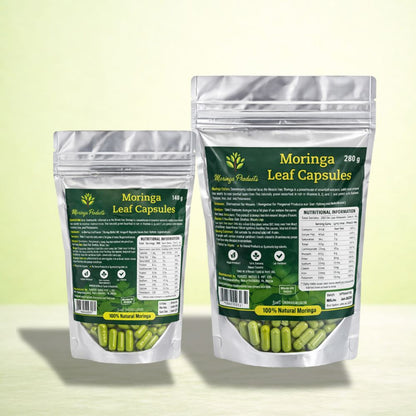 Organic Moringa Leaf Capsules