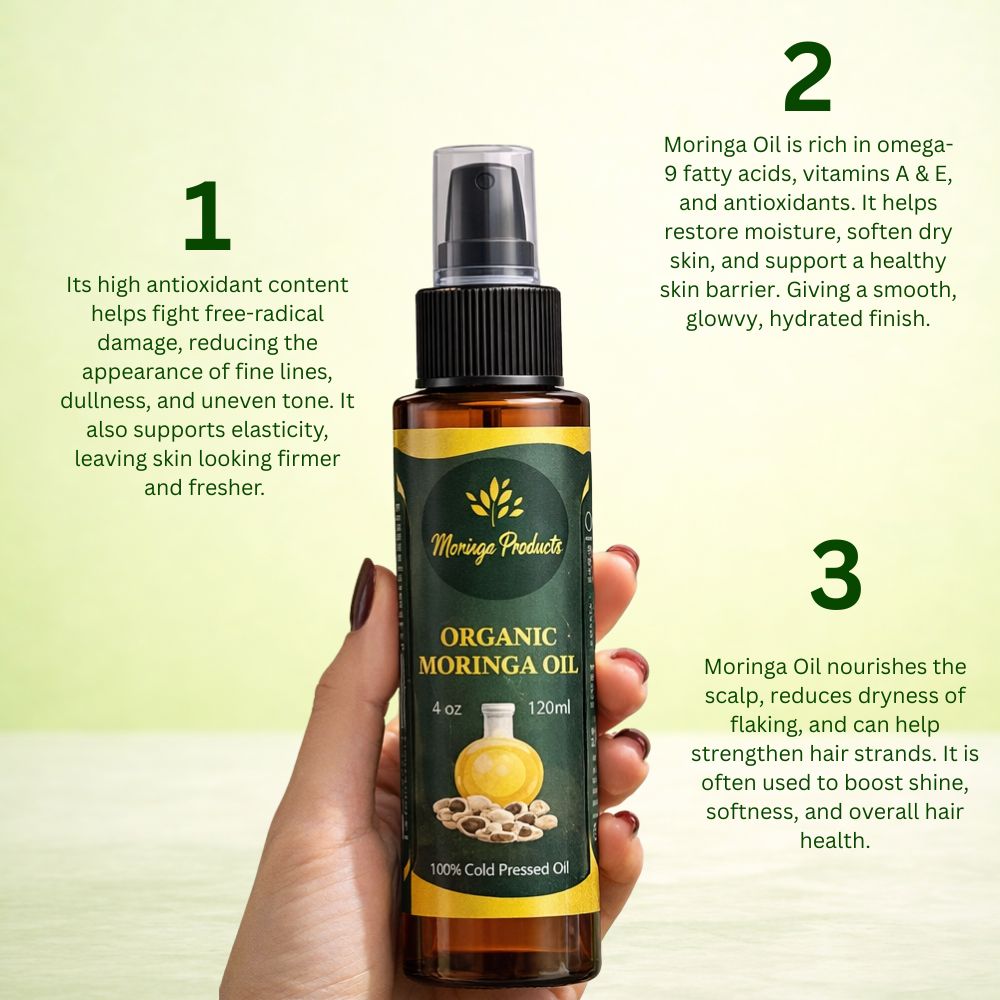 Cold Pressed Moringa Oil