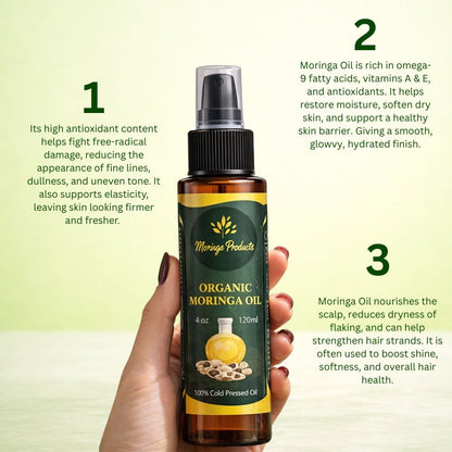 Cold Pressed Moringa Oil