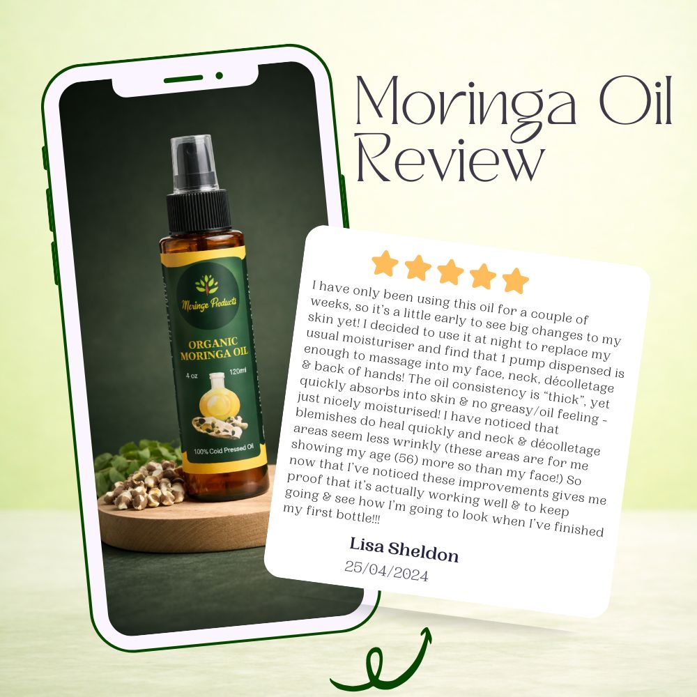 Cold Pressed Moringa Oil