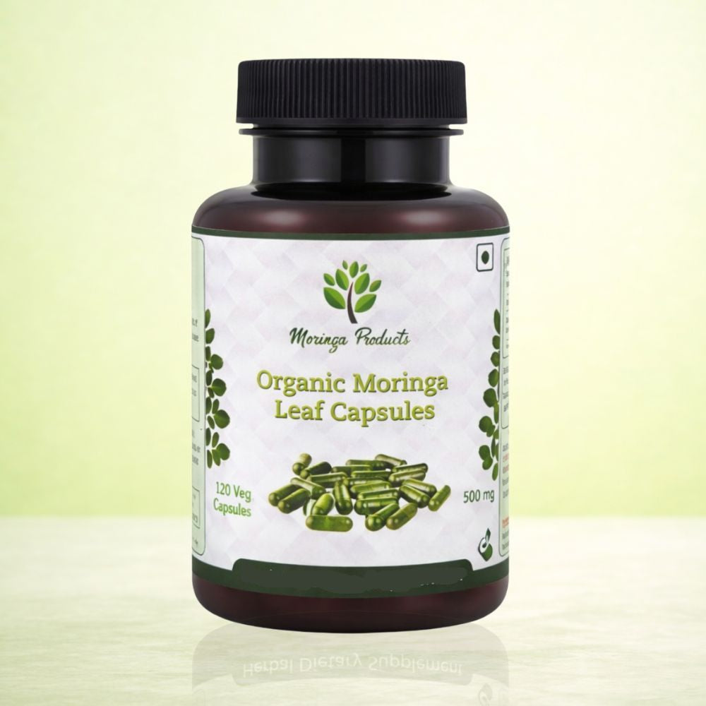 Organic Moringa Leaf Capsules