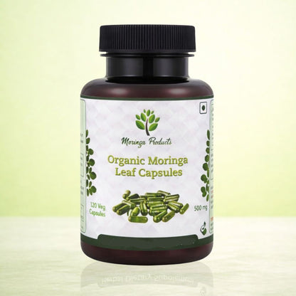 Organic Moringa Leaf Capsules