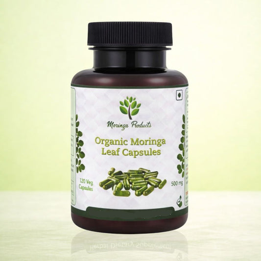 Organic Moringa Leaf Capsules