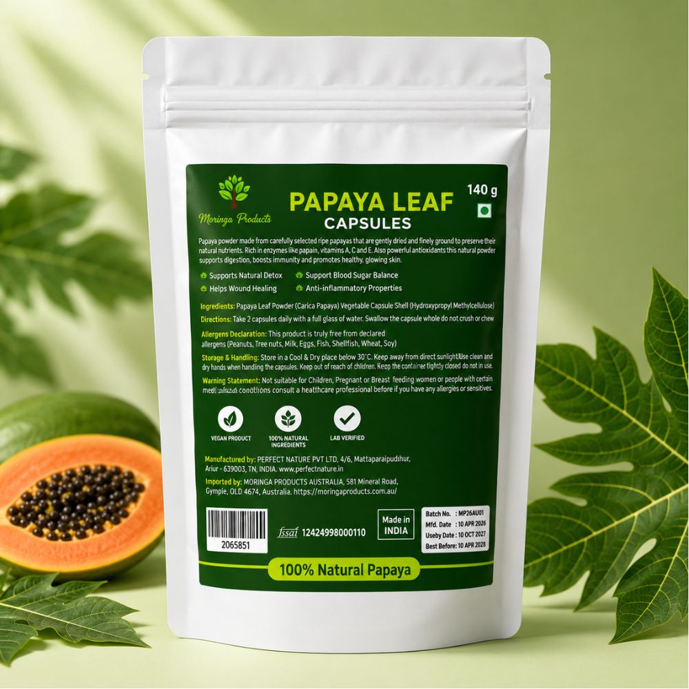 Papaya Leaf Capsules 140g