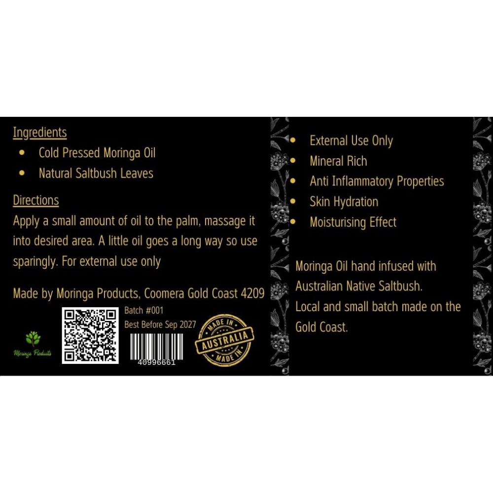 Saltbush Infused Moringa Oil