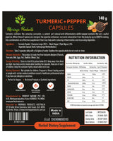 Turmeric & Pepper Capsules 140g